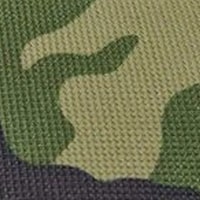 Harnais confortable pour chien : détail du motif camouflage