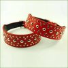 Collier clouté en cuir - 5cm de large - réglable - pour chiens – Image 5