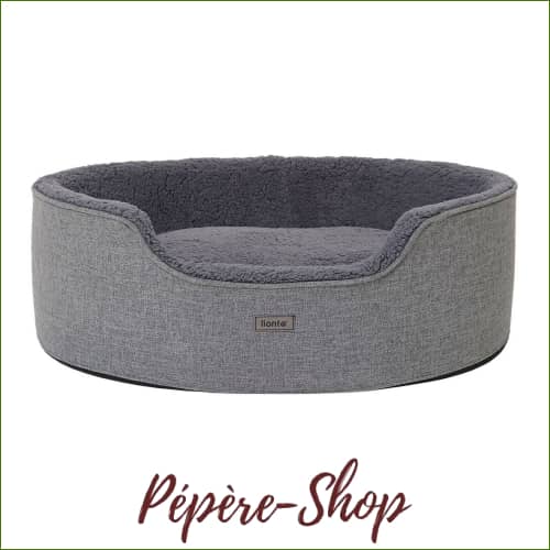 Corbeille pour chien en tissu avec coussin réversible – haut de gamme Corbeille pour chien en tissu avec coussin réversible – haut de gamme