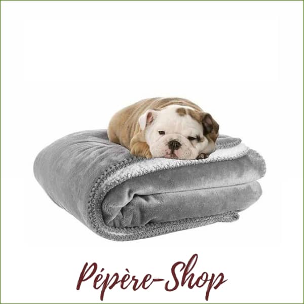 Grande couverture pour chien réversible en polaire lavable Grande couverture pour chien réversible en polaire lavable