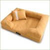 Lit canapé pour chien déhoussable et douillet avec petit coussin assorti – Image 3